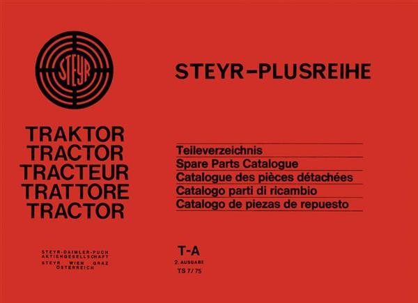 Steyr Plus-Serie Motoren und Nebenaggregate Teileverzeichnis