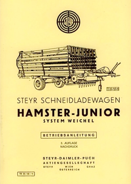 Steyr Hamster Junior System Weichel Betriebsanleitung