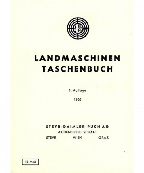 Steyr Landmaschinen Taschenbuch