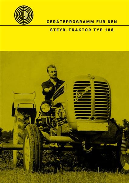Steyr 188 Geräteprogramm für den Traktor
