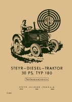 Steyr 180 - 30 PS Traktor Ersatzteilkatalog