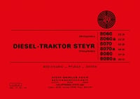 Steyr 8060 8060a 8070 8070a 8080 8080a Traktor Betriebsanleitung