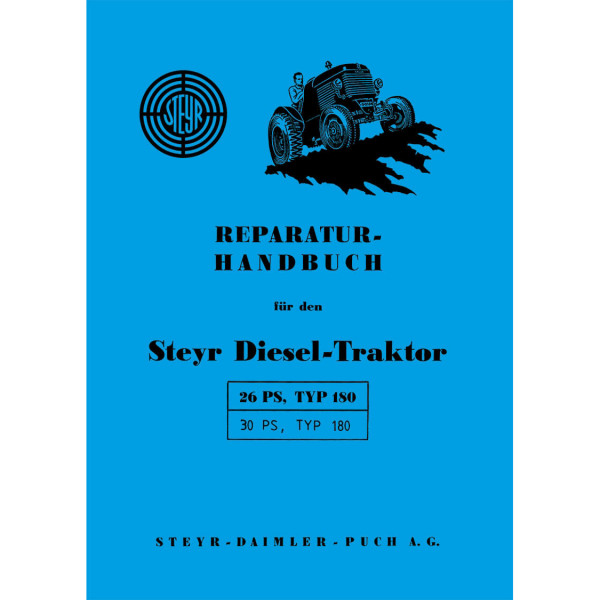Steyr-Traktor-180-26PS-30PS-Reparaturhandbuch
