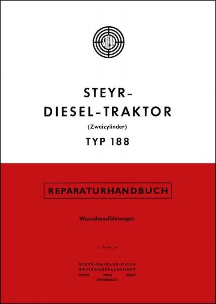 Steyr Typ 188 inkl. Wunschausführungen Reparaturhandbuch