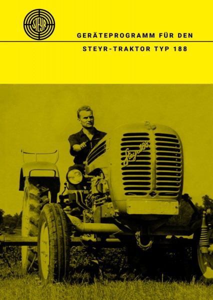 Steyr Geräteprogramm für den Traktor Typ 188