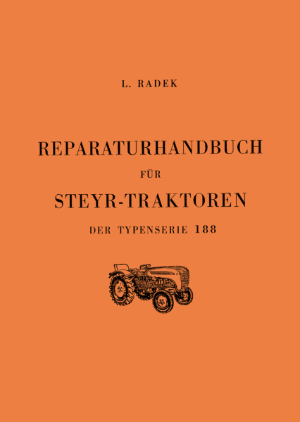 Steyr Reparaturhandbuch für Traktoren der Typenserie 188