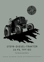 Steyr 180 - 26 PS Traktor Ersatzteilkatalog