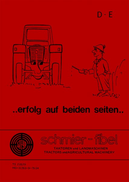 Steyr Schmier-Fibel Traktoren und Landmaschinen