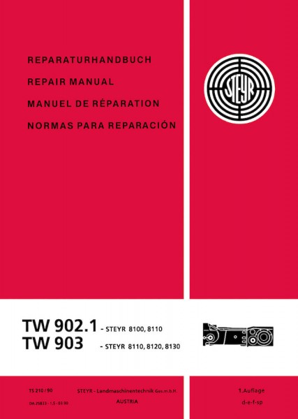 Steyr TW902.1 und TW 903 Reparaturhandbuch